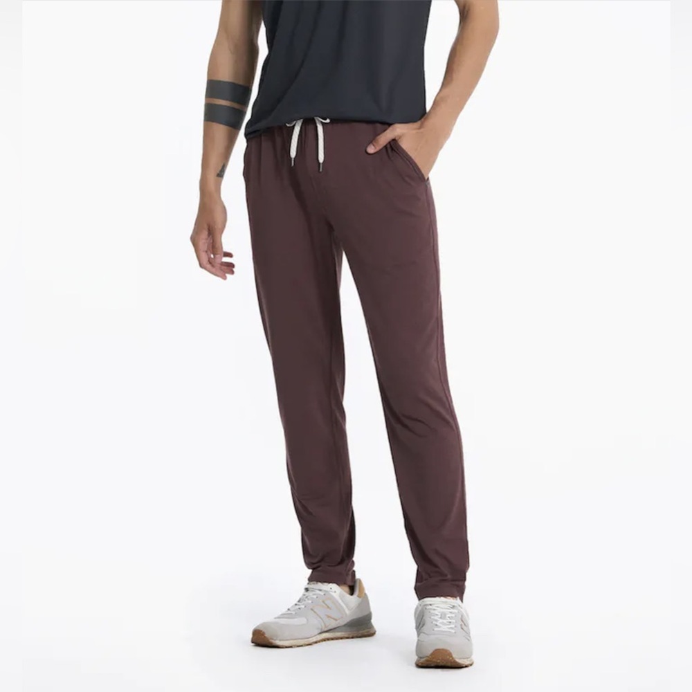 EUC Vuori Ponto Performance Pants - Men’s | Chestnut Heather | Size Small